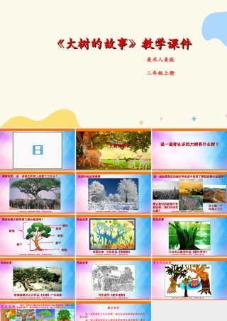 人美版美术二年级上册第十五课《大树的故事》课件.ppt