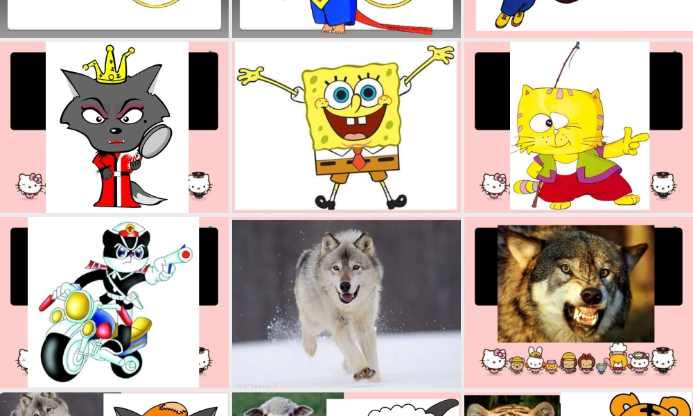 人美版美术一年级上册-卡通明显总动员（课件）.pptx