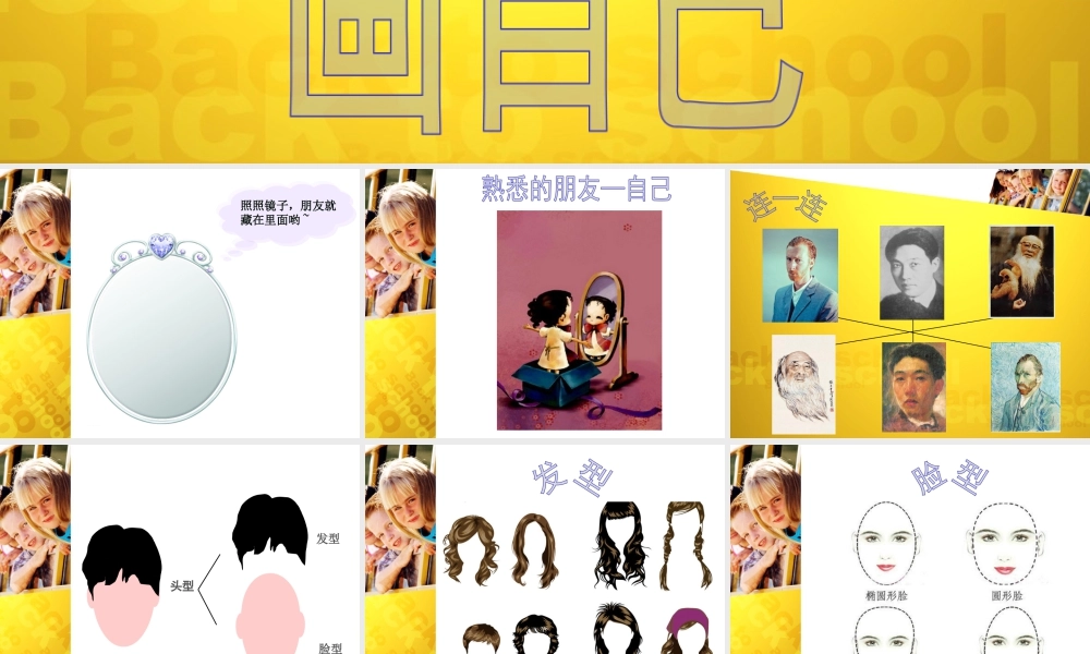 人美版美术一年级下册-《画自己》课件2.ppt