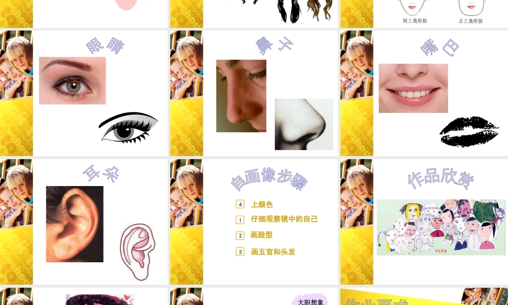 人美版美术一年级下册-《画自己》课件2.ppt