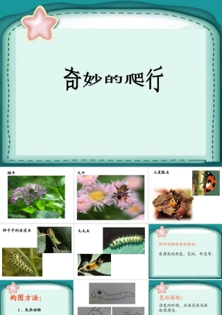 人美版美术一年级下册-《奇妙的爬行》课件3.ppt