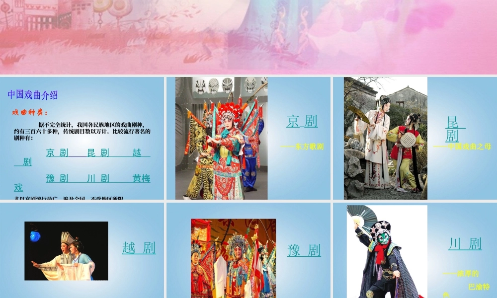 人美版小学美术4年级（下）第19课 精彩的戏曲 课件 人美版.ppt