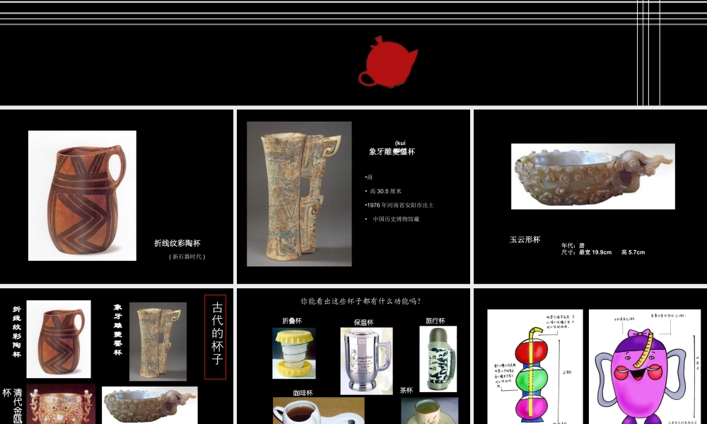 人美版小学美术二年级上册-《杯子的设计》课件3.ppt