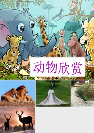 人美版小学美术二年级上册-动物欣赏.ppt