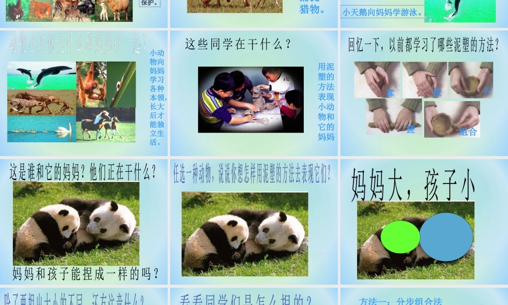 人美版小学美术二年级下册课时课件-《和妈妈在一起》课件3.ppt