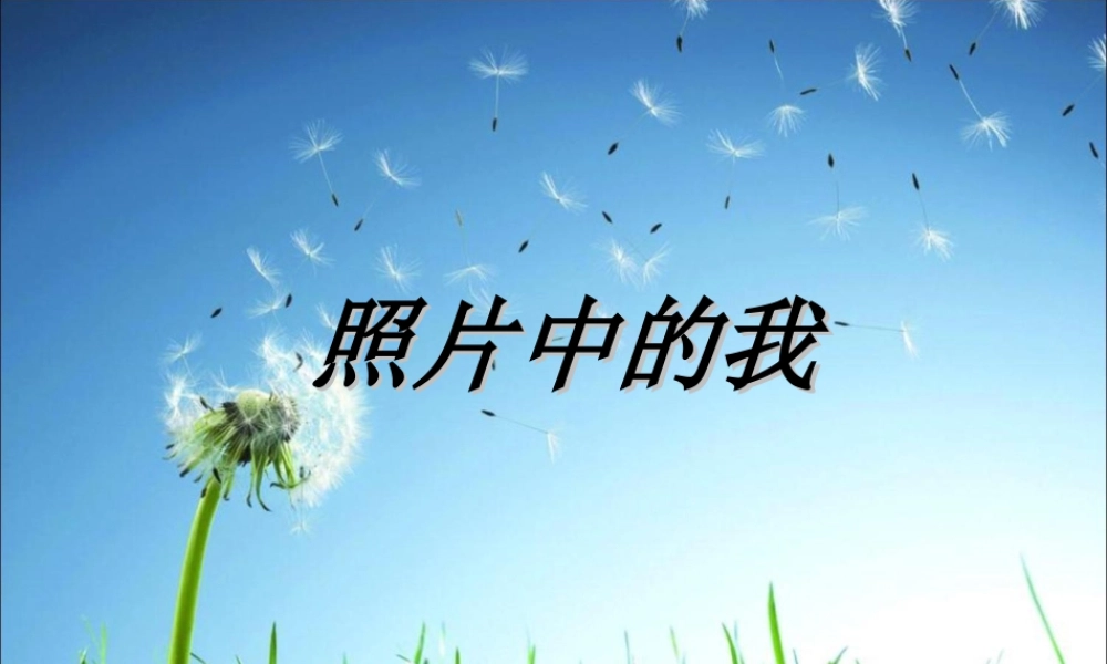 人美版小学美术二年级下册课时课件-《照片中的我》课件2.ppt