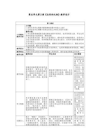 人美版美术一年级下册第五单元分课时第2课《自然的礼物》教学设计.doc