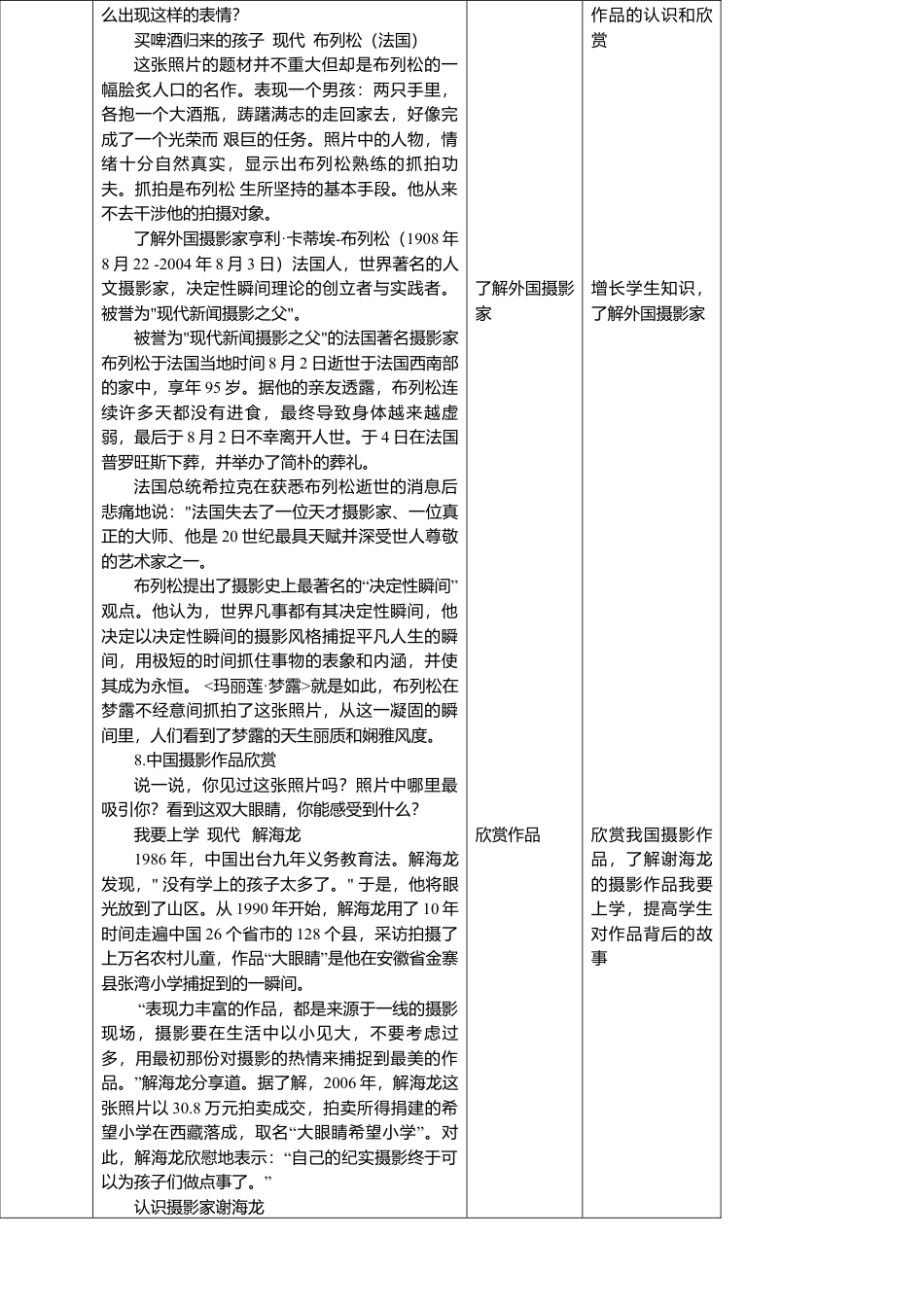 人美版 美术 四年级上册 第十八课《给小伙伴拍张照》教案.doc_第3页