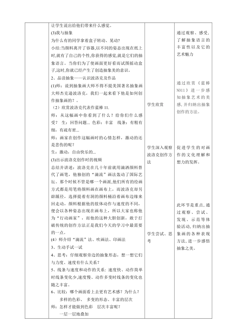 第4课 学画抽象画 教案-人美版小学美术五年级上册.doc_第2页