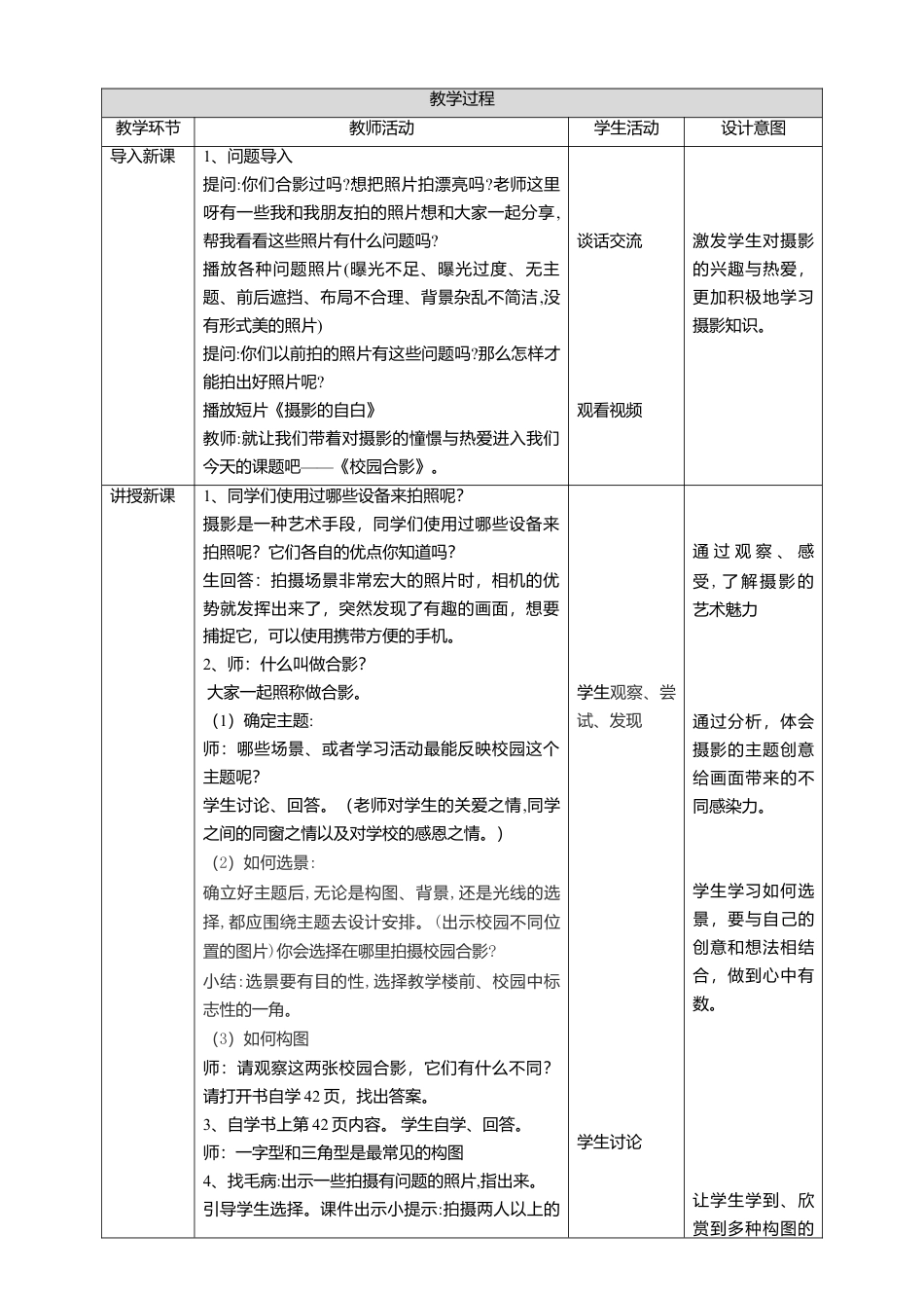 【核心素养目标】五年级上第17课《校园合影》教案-人美版美术.doc_第2页