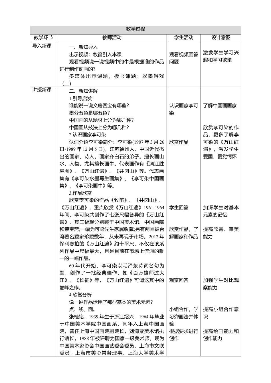人美版美术三年级下册第十四课《彩墨游戏（二）》教案.doc_第2页