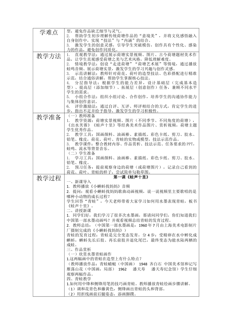 第二单元教学设计-人美版小学美术三年级下册.docx_第2页