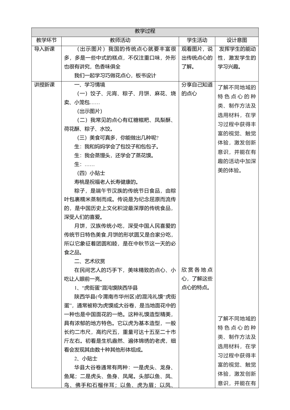 【人美版】美术  一年级上册  第四单元 2 巧做花点心  课时教案.doc_第2页