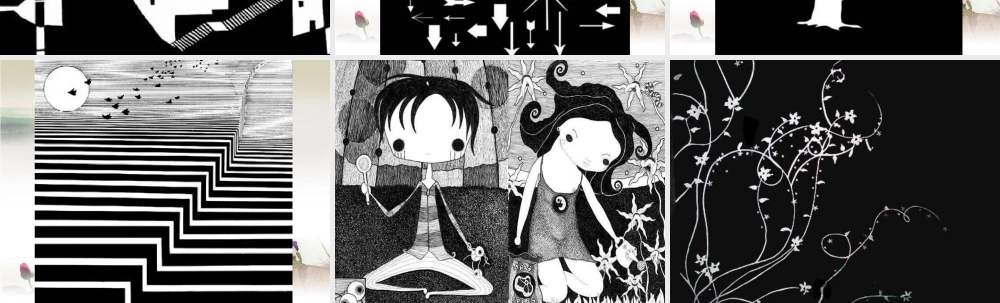 黑白画中的对比关系-人美版小学六年级上册.ppt