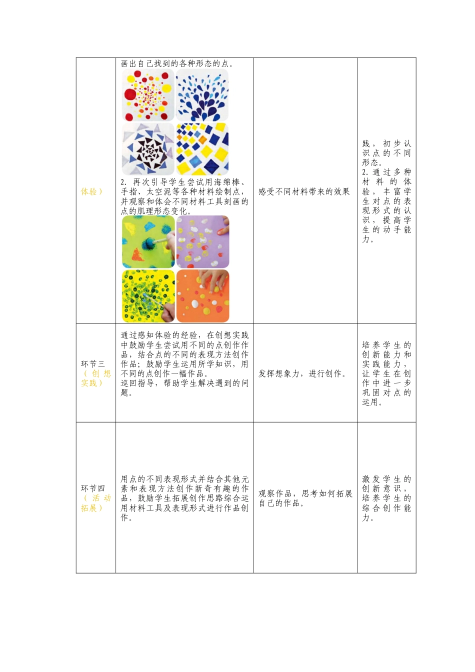 人美版美术一年级上册-分课时详案1《调皮多变的点》.docx_第2页