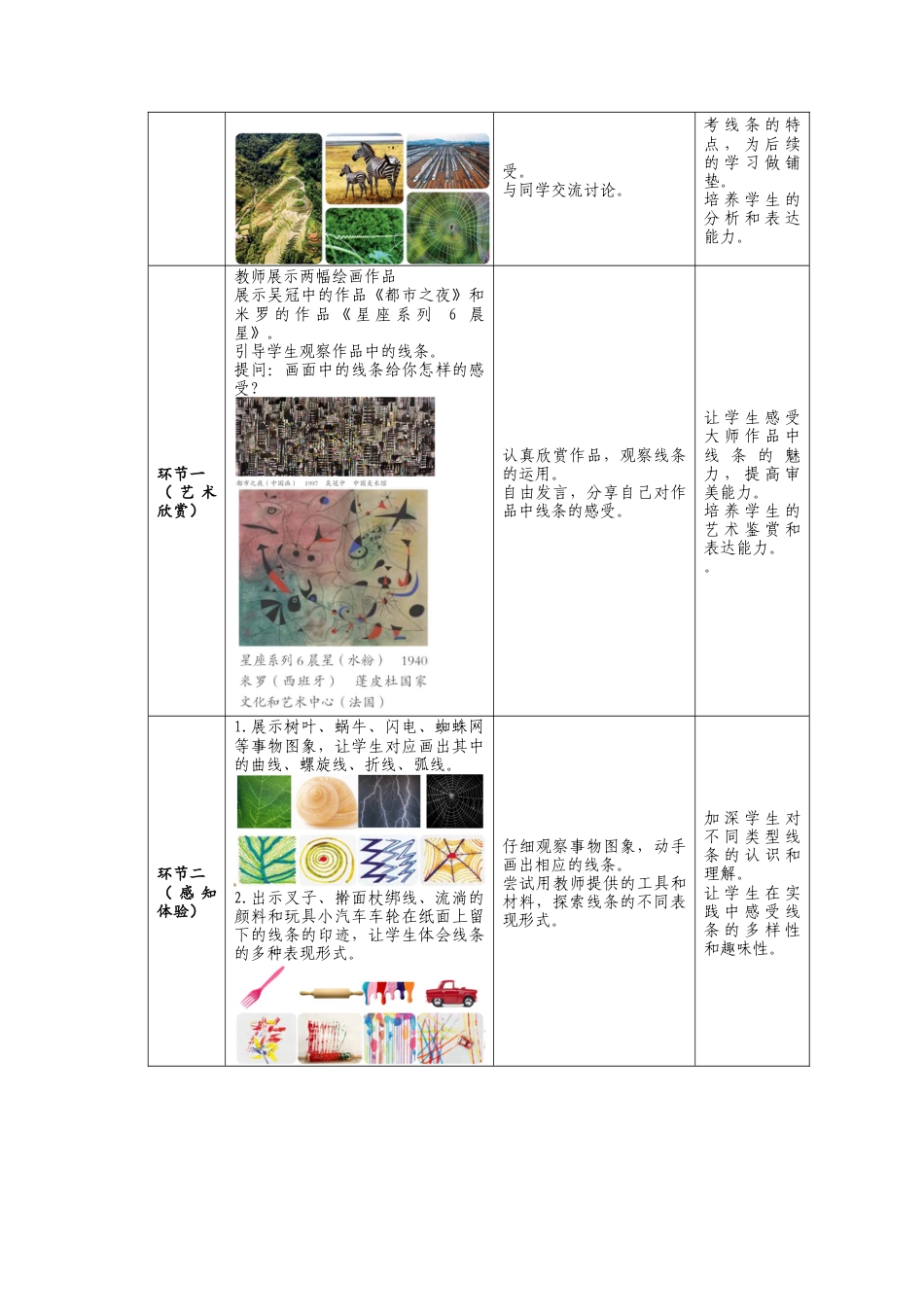 人美版美术一年级上册-分课时详案2《欢快流畅的线》.docx_第2页