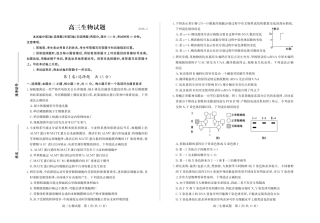 山东德州市2026届高三一模考试 生物试题（含答案及解析）.pdf