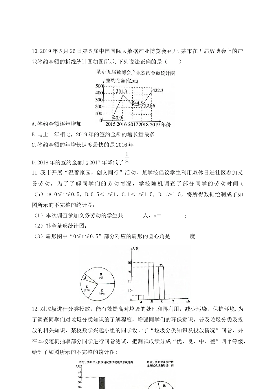 8.5 统计图的选择 练习 鲁教版（五四制）数学六年级下册.docx_第3页