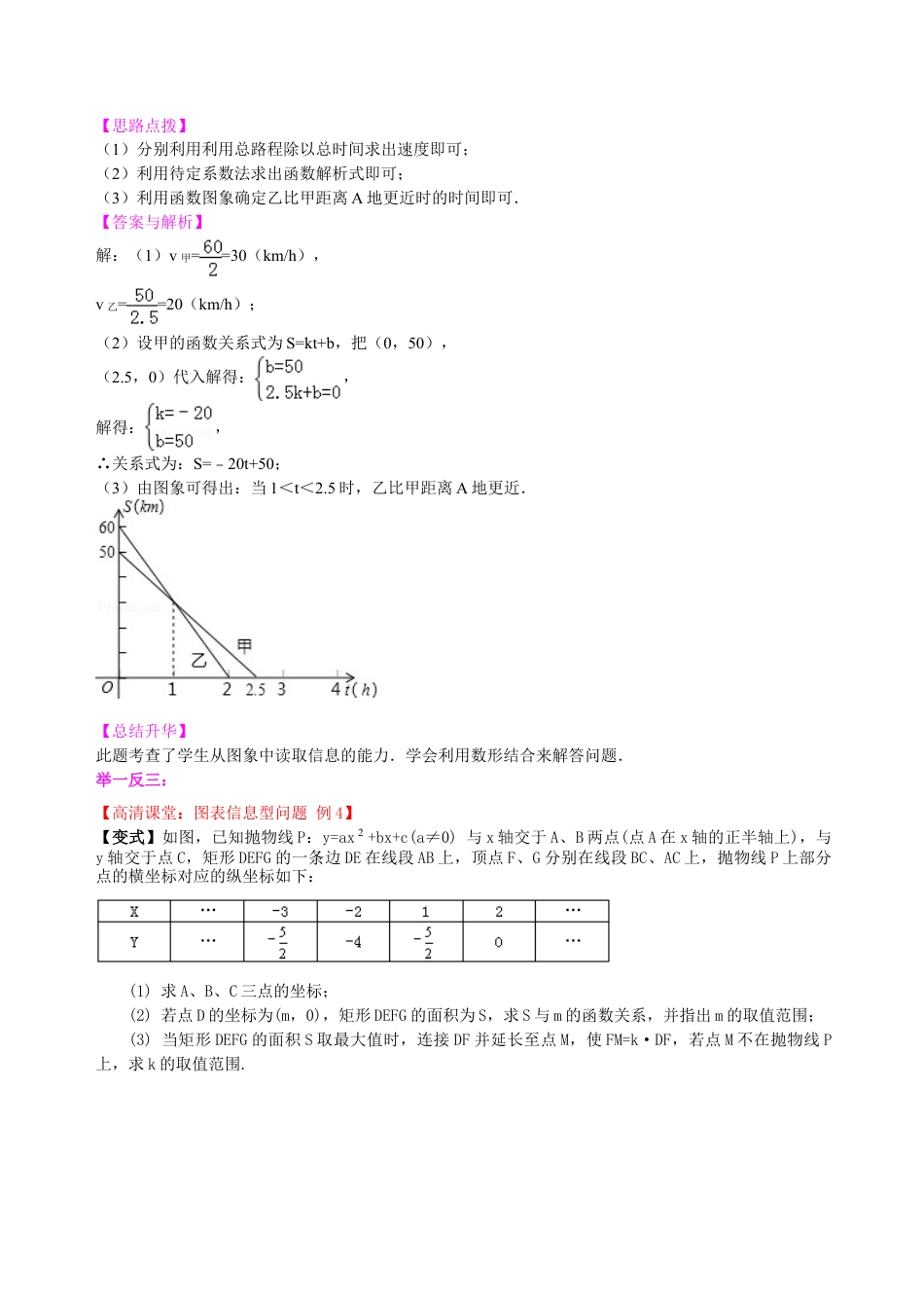 中考冲刺：图表信息型问题--知识讲解（提高）（华东师大版）.doc_第3页