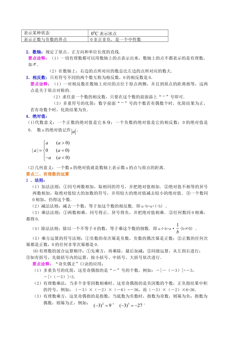 《有理数》全章复习与巩固（基础）知识讲解-初中数学七年级上册（华东师大版）.doc_第2页