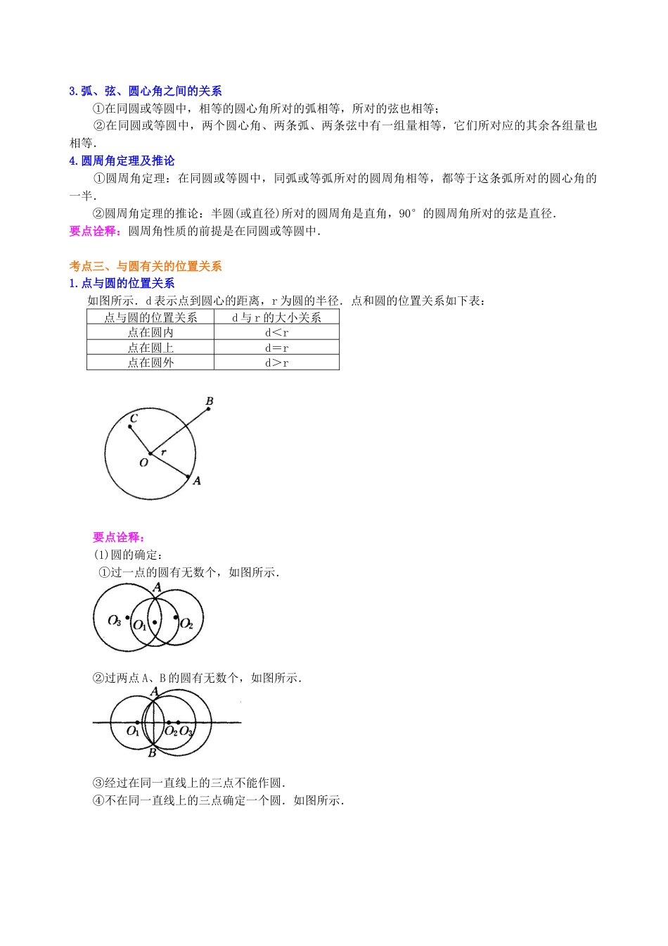 中考总复习：圆综合复习--知识讲解（提高）（华东师大版）.doc_第3页