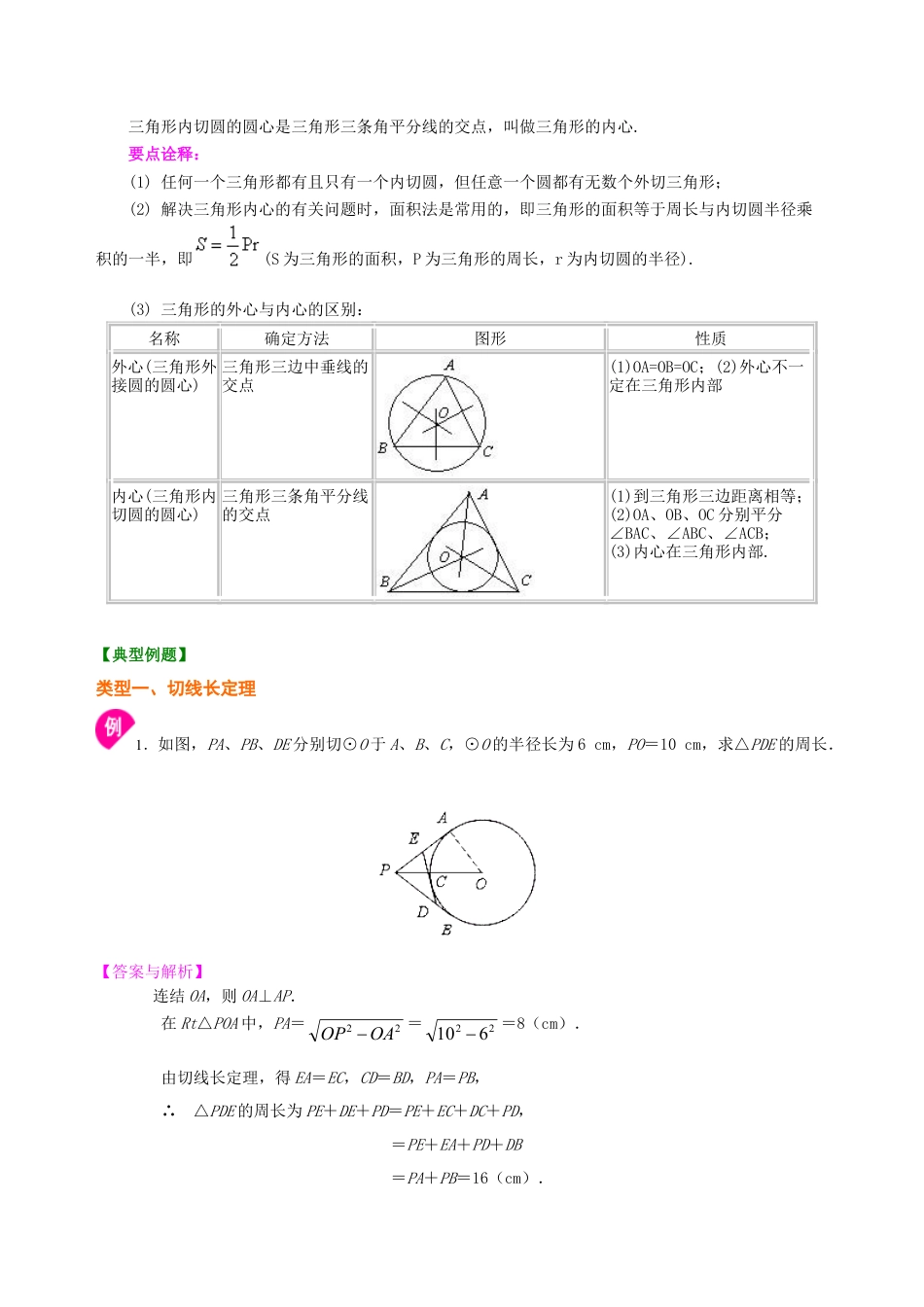 切线长定理—知识讲解（基础）-初中数学九年级下册（华东师大版）.doc_第2页