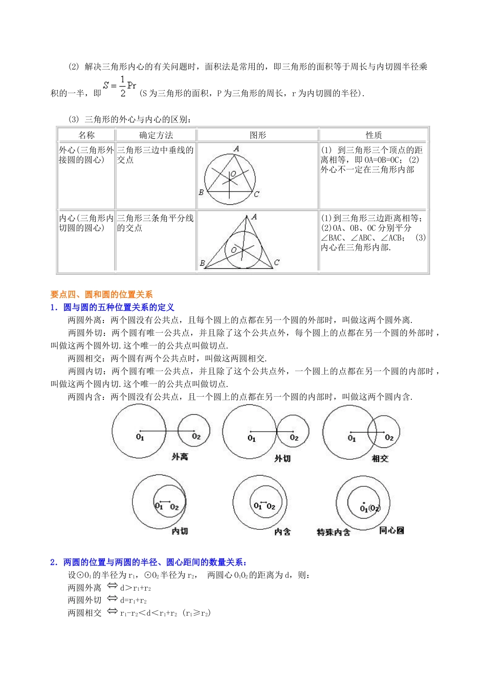 点、直线、圆与圆的位置关系—知识讲解（基础）-初中数学九年级下册（华东师大版）.doc_第3页