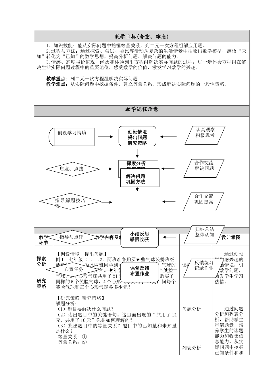 北京版初中数学七年级下册-二元一次方程组的应用（三）.doc_第2页