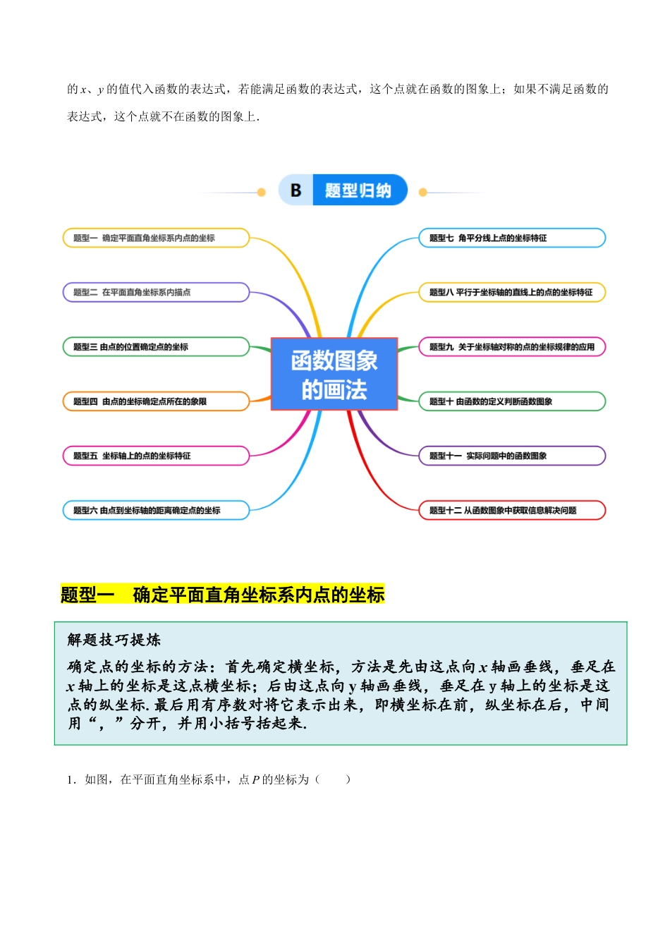 八年级数学下册（北京版）14.4函数图象的画法（12大题型提分练）（原卷版）.docx_第3页
