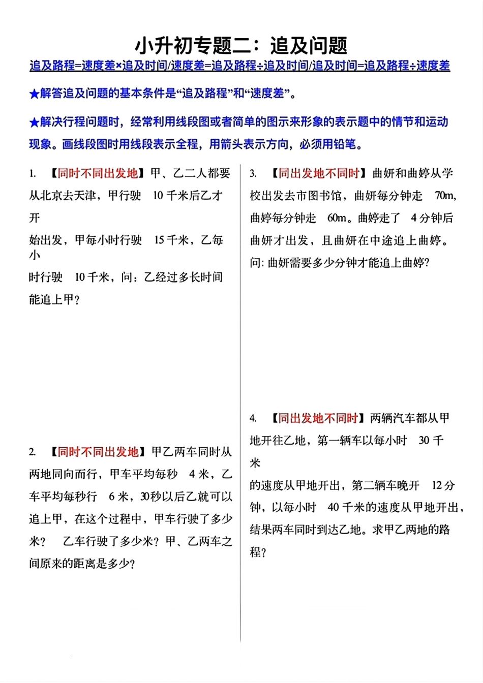2026年小升初数学【必考应用题12大专题（空白）】.pdf_第2页