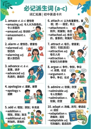 清单03 必记派生词清单（图文版知识清单）2026年高考英语终极冲刺讲练测.pdf