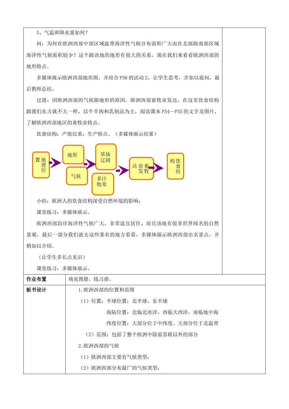 《欧洲西部》教案3-人教版初中地理.doc_第3页