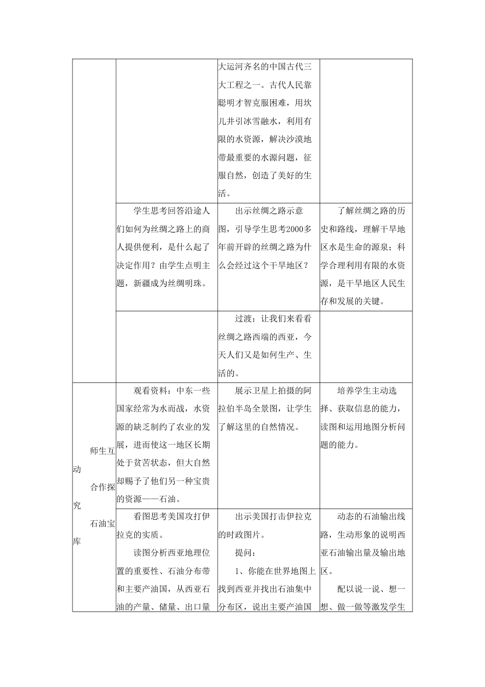 《干旱的宝地——塔里木盆地》教案6-人教版初中地理.doc_第3页