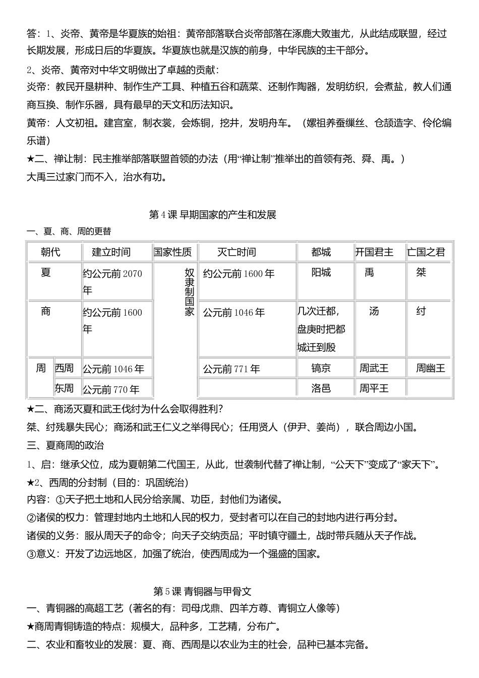 人教版七年级历史上册复习知识点.doc_第2页