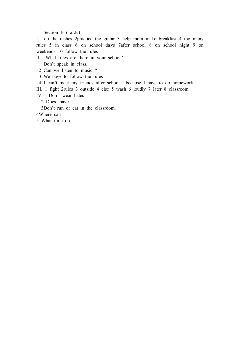 【人教版】七年级英语下册:Unit 4 Section B (1a-2c).doc_第3页