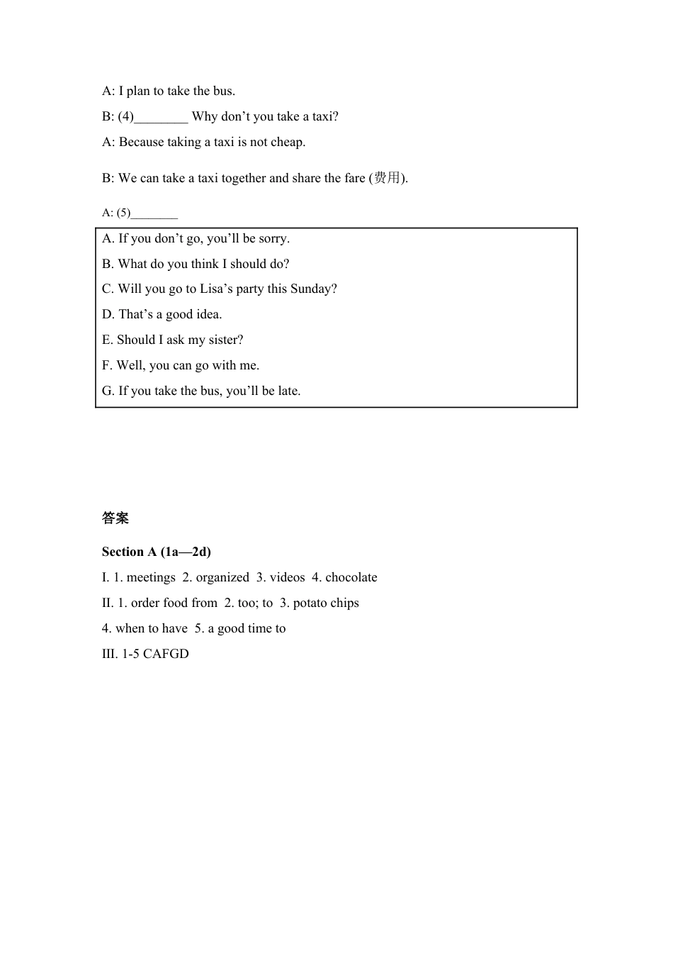 【人教版】英语八年级上册:Section A (1a-2d).doc_第2页