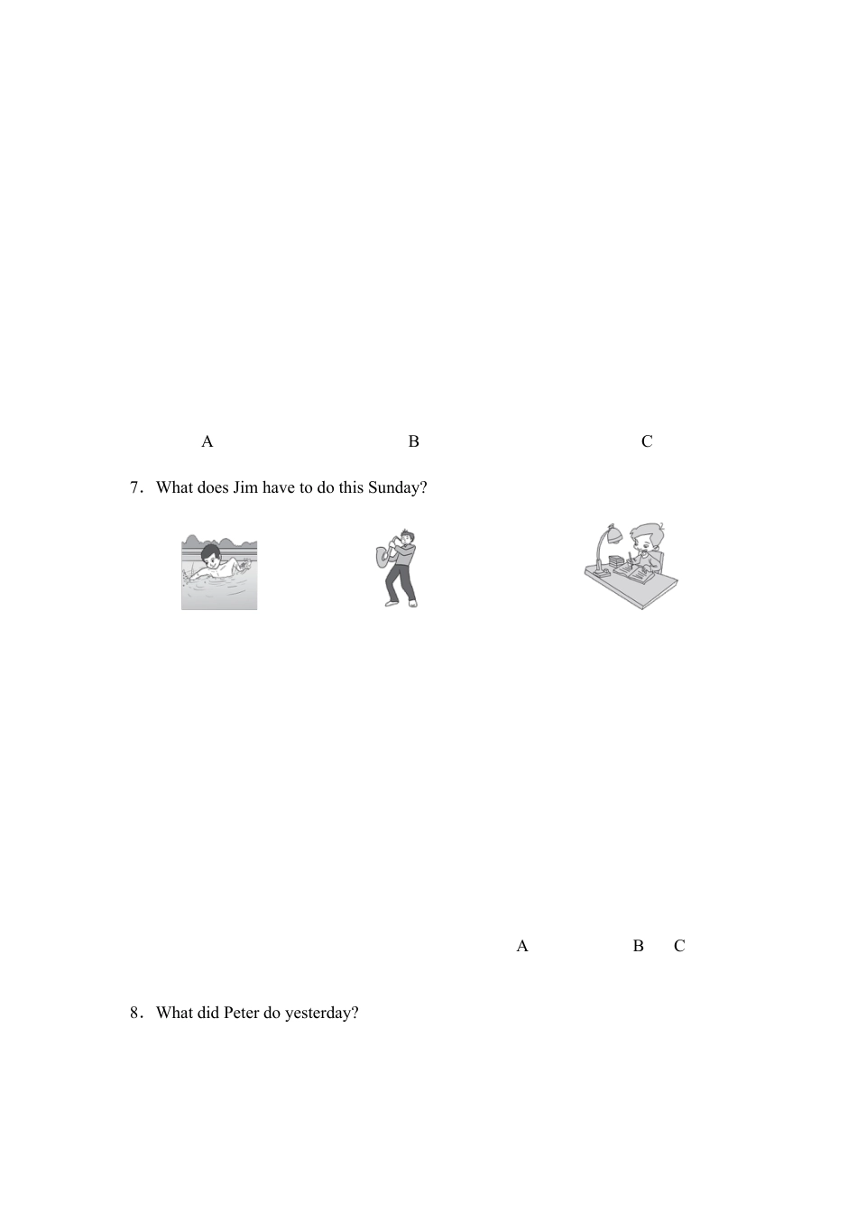 【人教版】英语八年级上册:第一学期期中测试卷2.doc_第2页