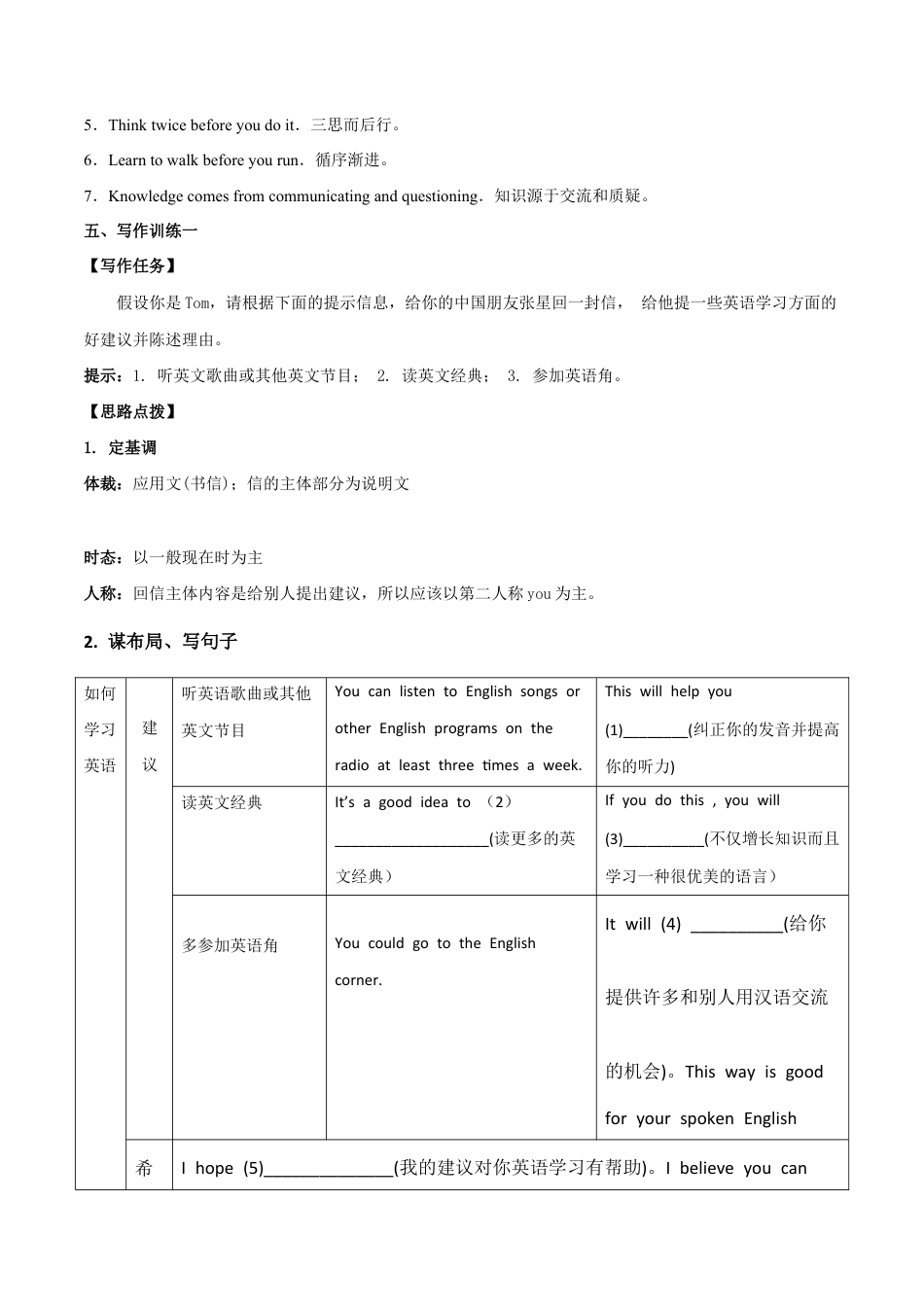人教版初三英语九年级-专题01 九全Unit 1 写作主题:学习能力(人教版).docx_第3页