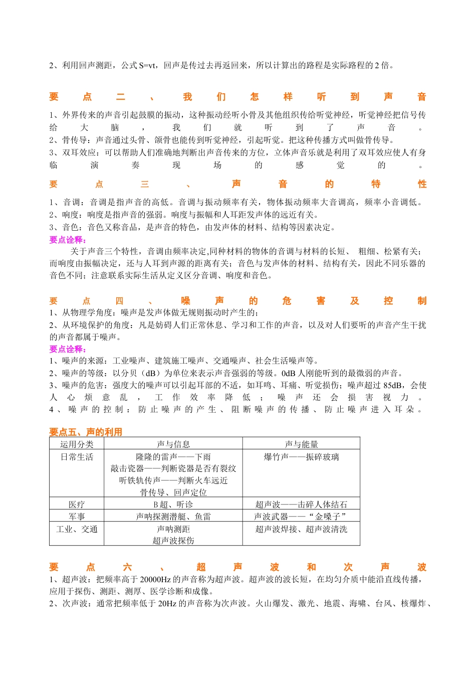 初二物理上册-《声现象》全章复习与巩固(基础)知识讲解.docx_第2页