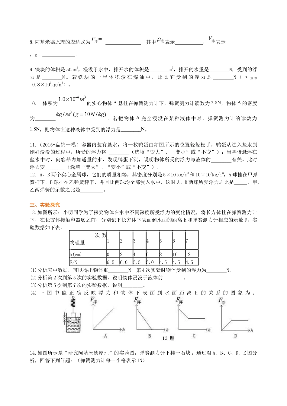初二物理下册-阿基米德原理(提高)巩固练习.docx_第2页