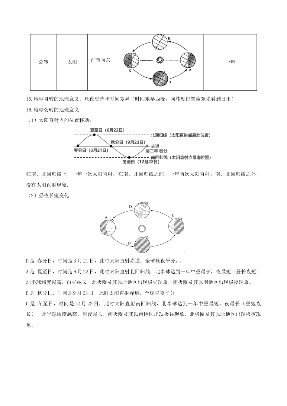 初中地理核心考点速记(世界地理一)-2026年会考地理知识点梳理.docx_第3页