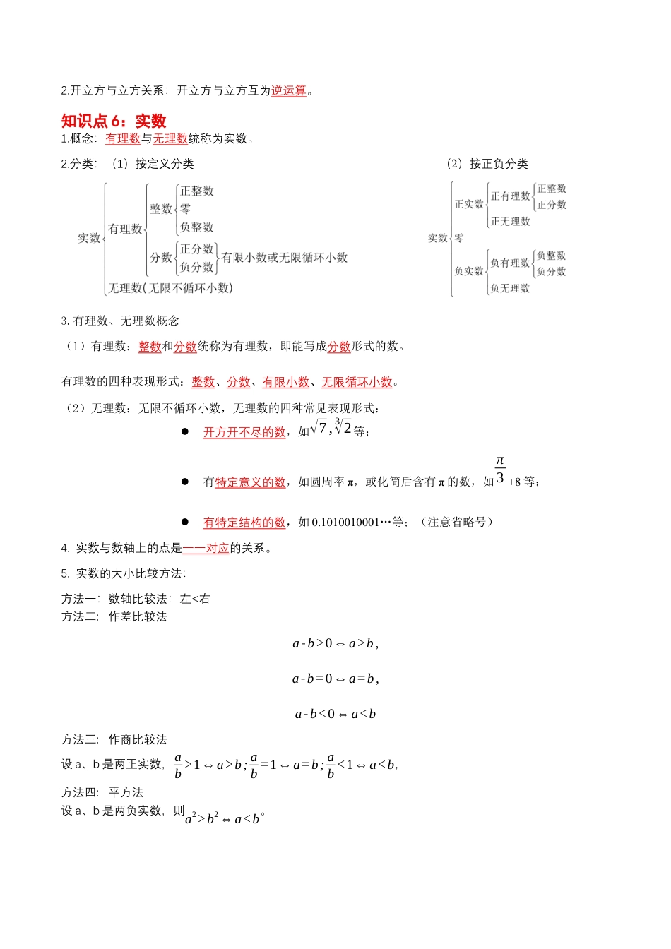 第2章 实数的初步认识(知识清单)(答案版)数学苏科版八年级上册.docx_第3页