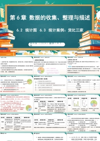 6.2统计图 6.3统计案例：货比三家 课件  2025-2026学年苏科版数学八年级下册.pptx